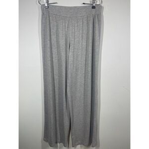 Soft Surroundings Women's Lena Gray Wide Leg Lounge Pants Size M Comfort‎ Style